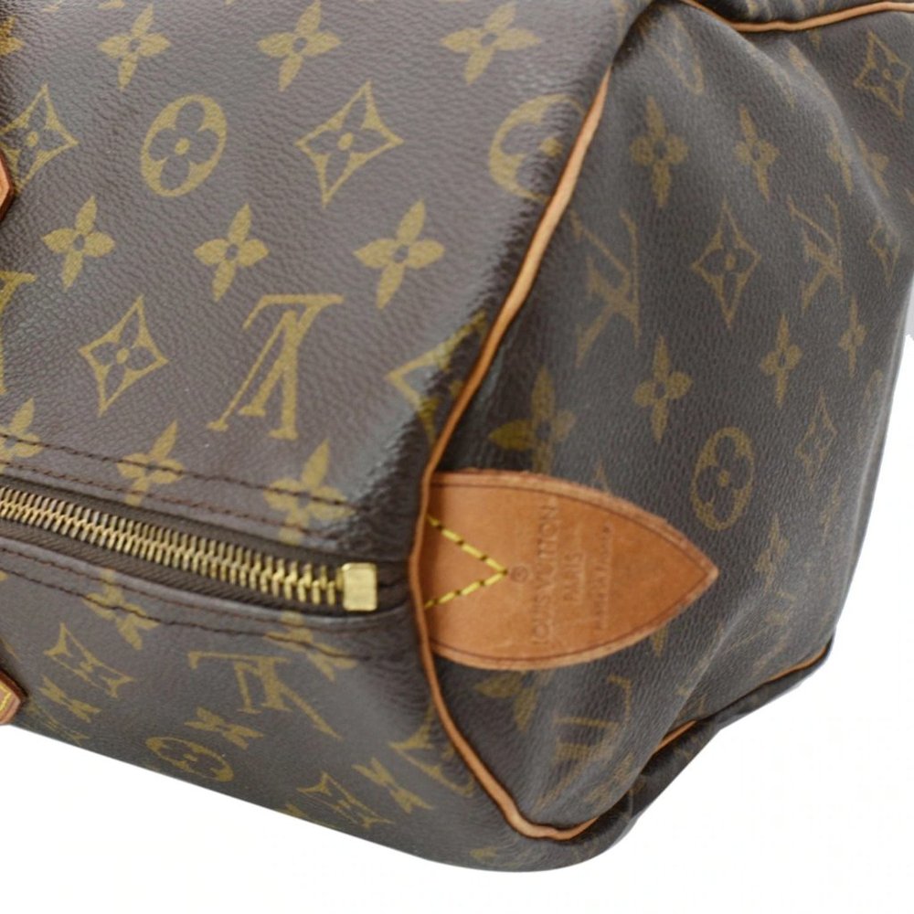 LOUIS VUITTON  Speedy 40 Monogram Canvas Satchel Bag - Picture 5 of 11